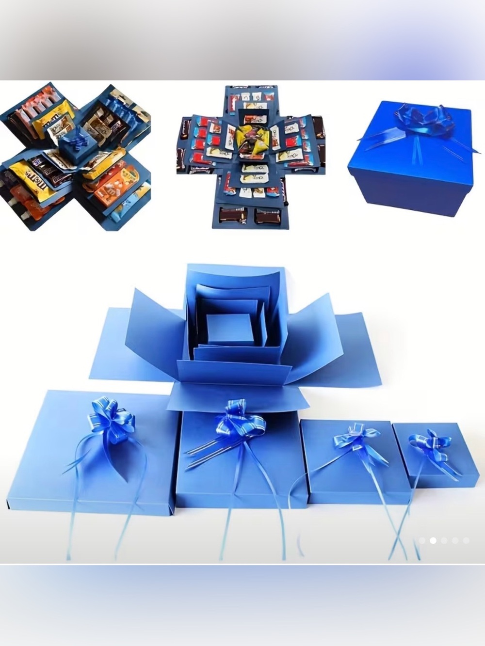 Gift Box Set for Birthday, Wedding, Proposal Surprise Photo Album Box brand new